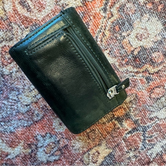 Fossil forest green leather wallet - Picture 4 of 4